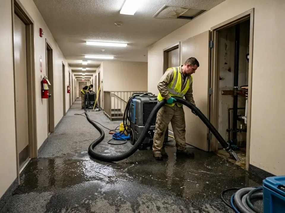 multi-unit-apartment-hallway-f-005 — frequently asked questions, Emergency Burst Pipe Water Extraction & Removal in Chester,…